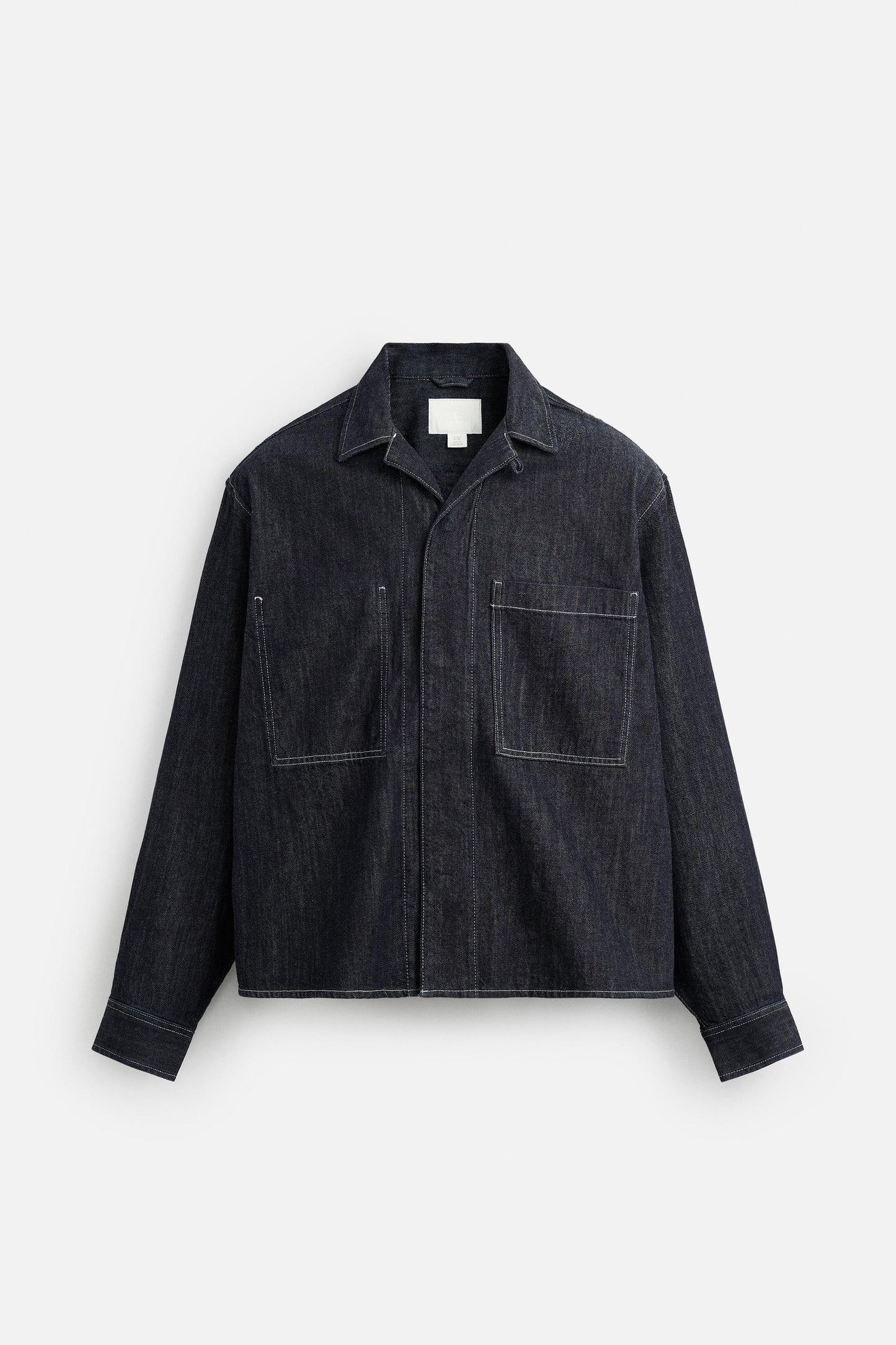 Stitched denim shirt