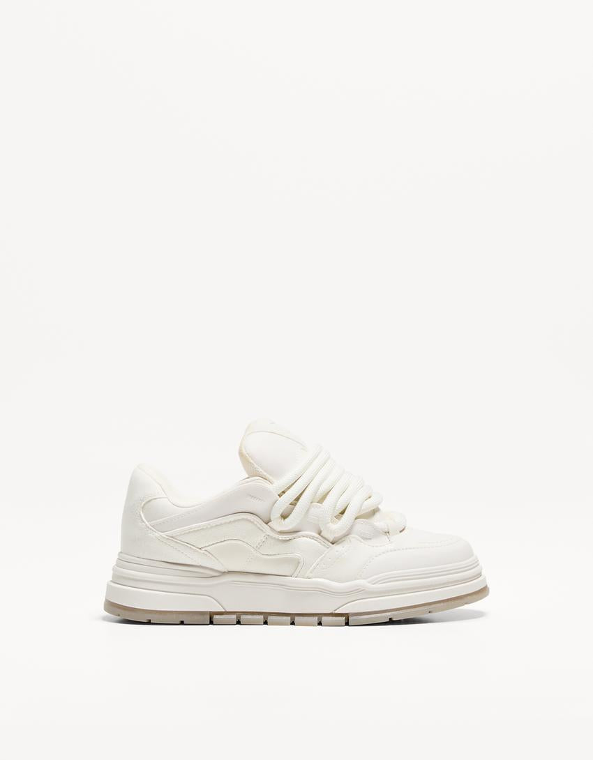 BERSHKA CHUNKY SKATER SNEAKERS
