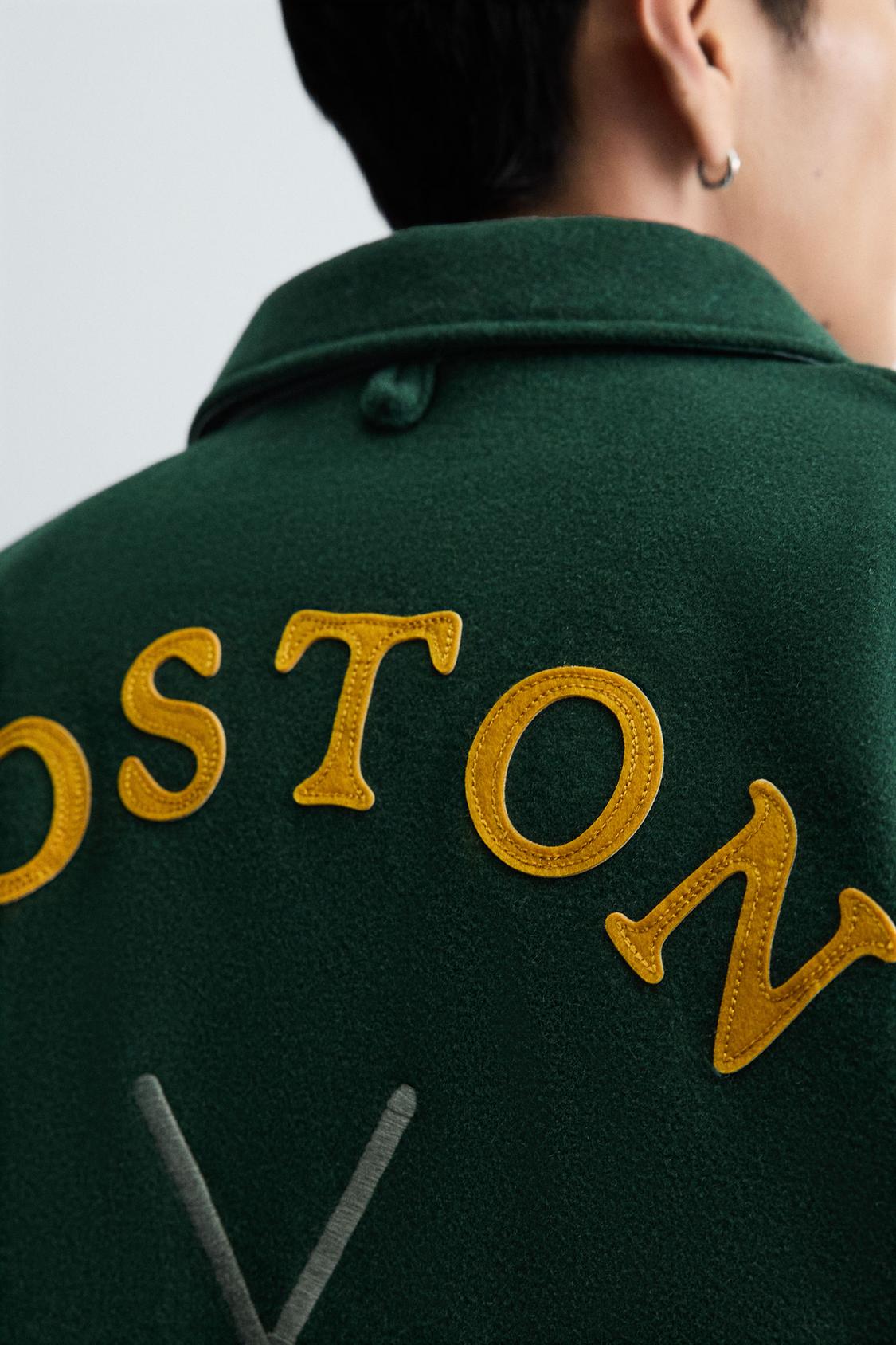 ZARA CONTRAST BOMBER JACKET