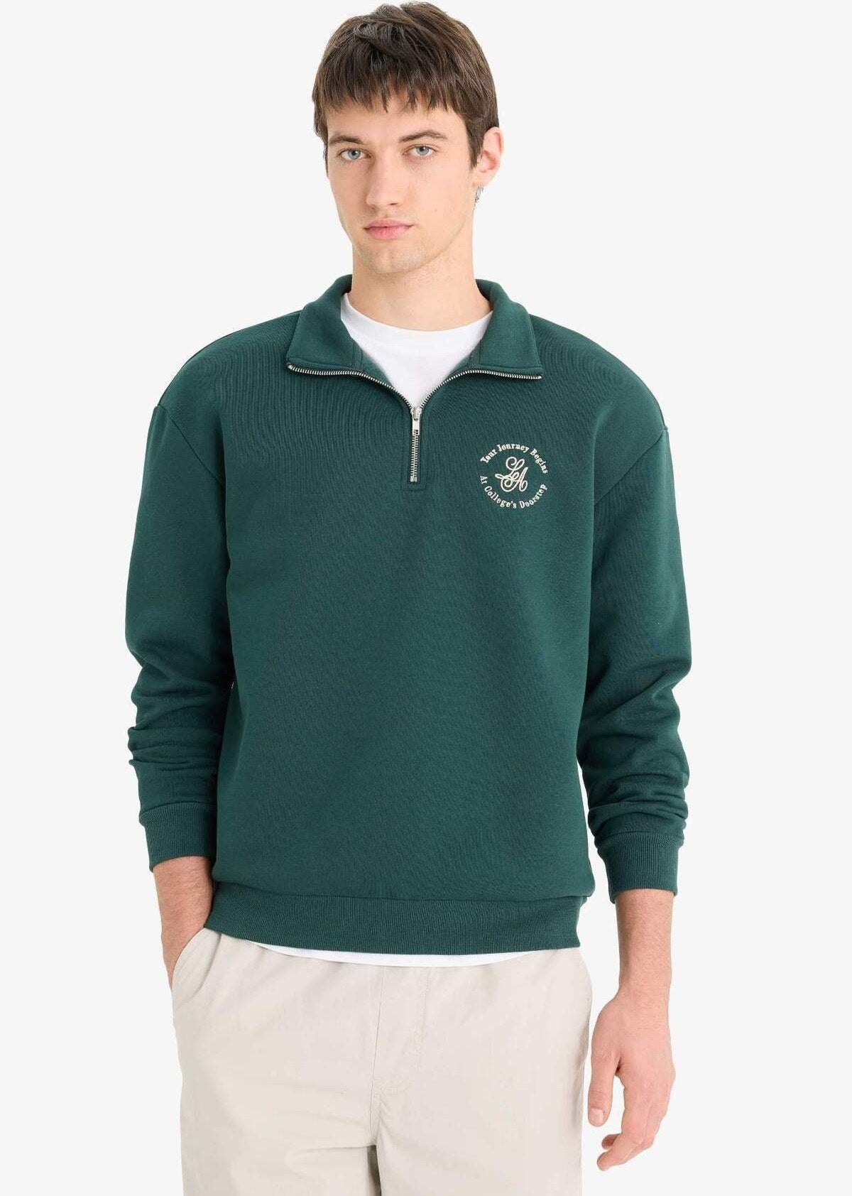 DEFACTO QUARTER ZIPPER