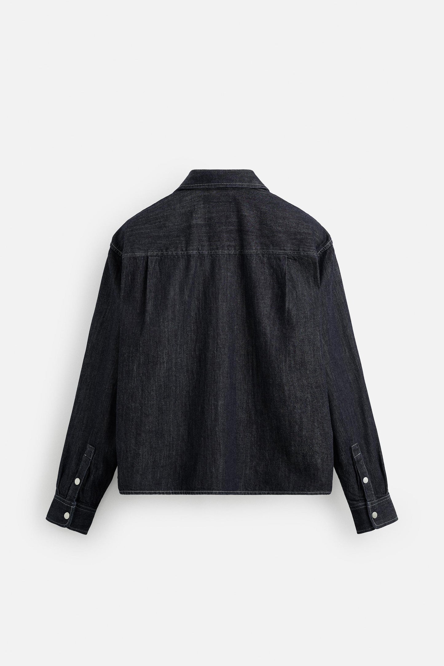 Stitched denim shirt