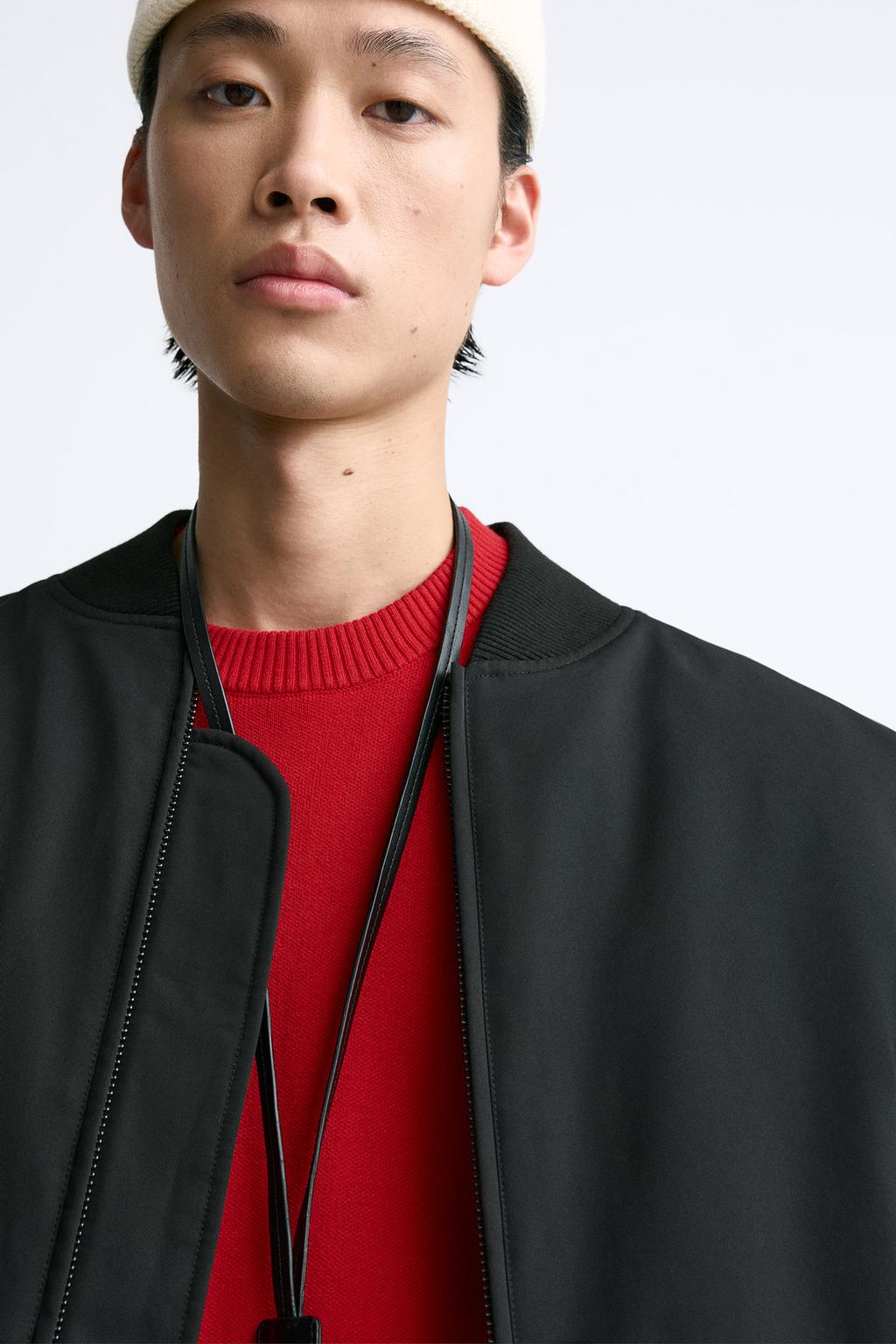 ZARA BOMBER JACKET WITH DRAGON PATCH
