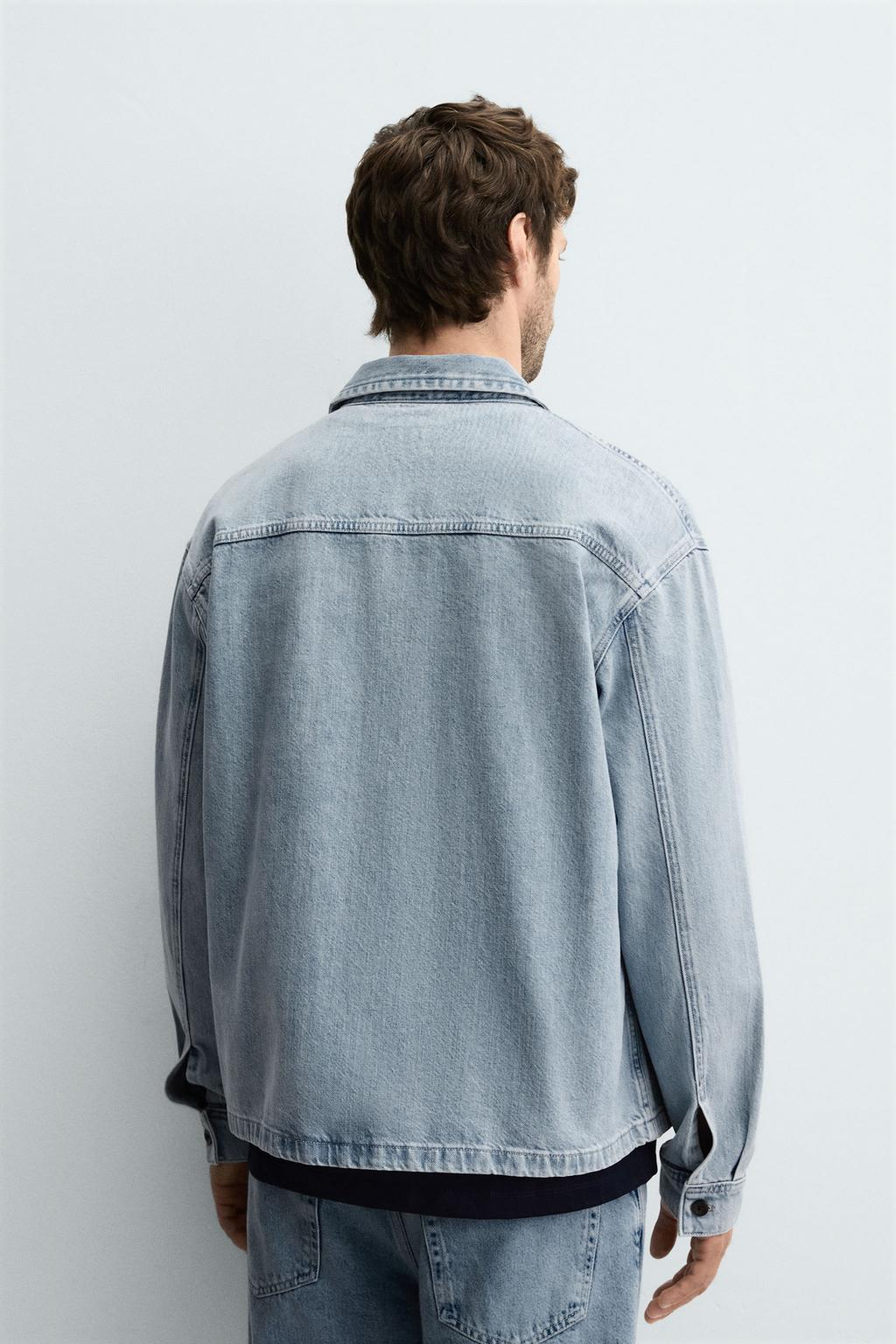 ZARA BOXY FIT DENIM SHIRT