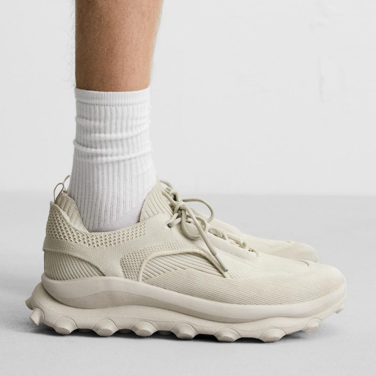 ZARA CHUNKY KNIT SNEAKERS