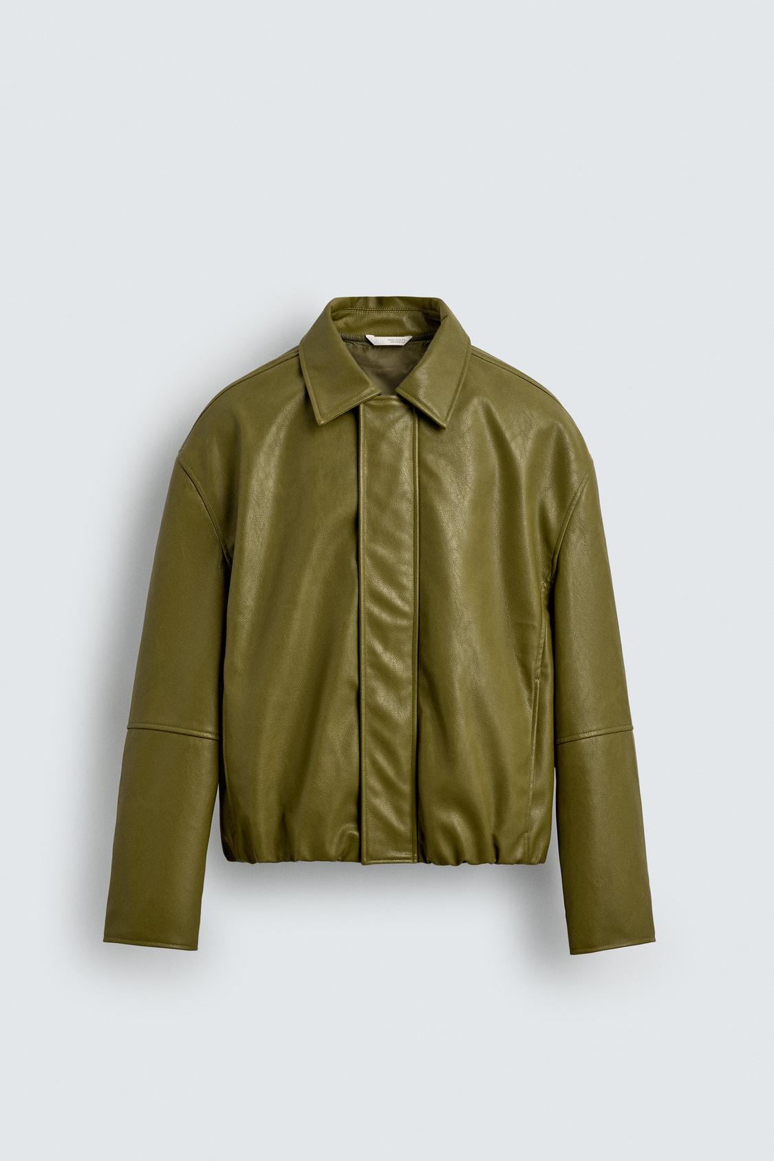 ZARA FAUX LEATHER JACKET