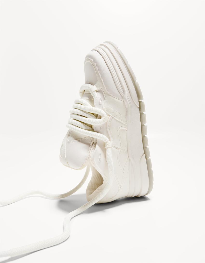 BERSHKA CHUNKY SKATER SNEAKERS