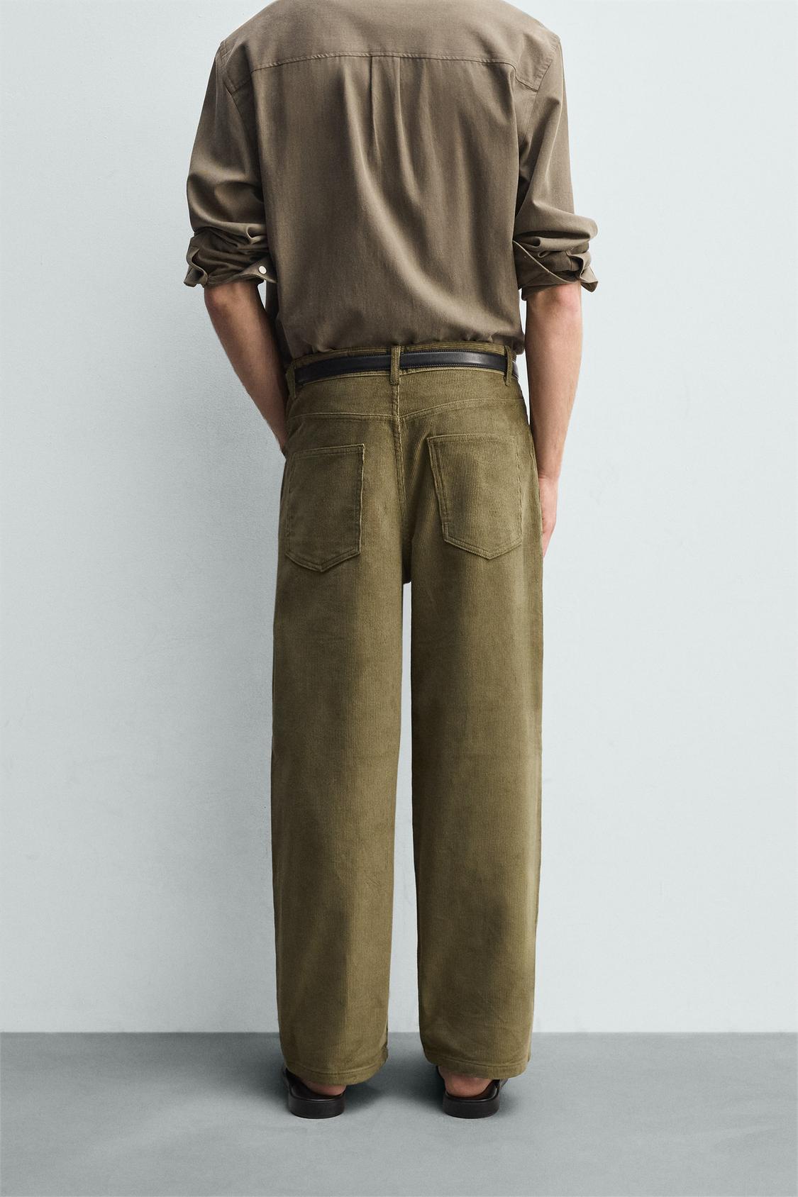 BALLOON FIT CORDUROY TROUSERS