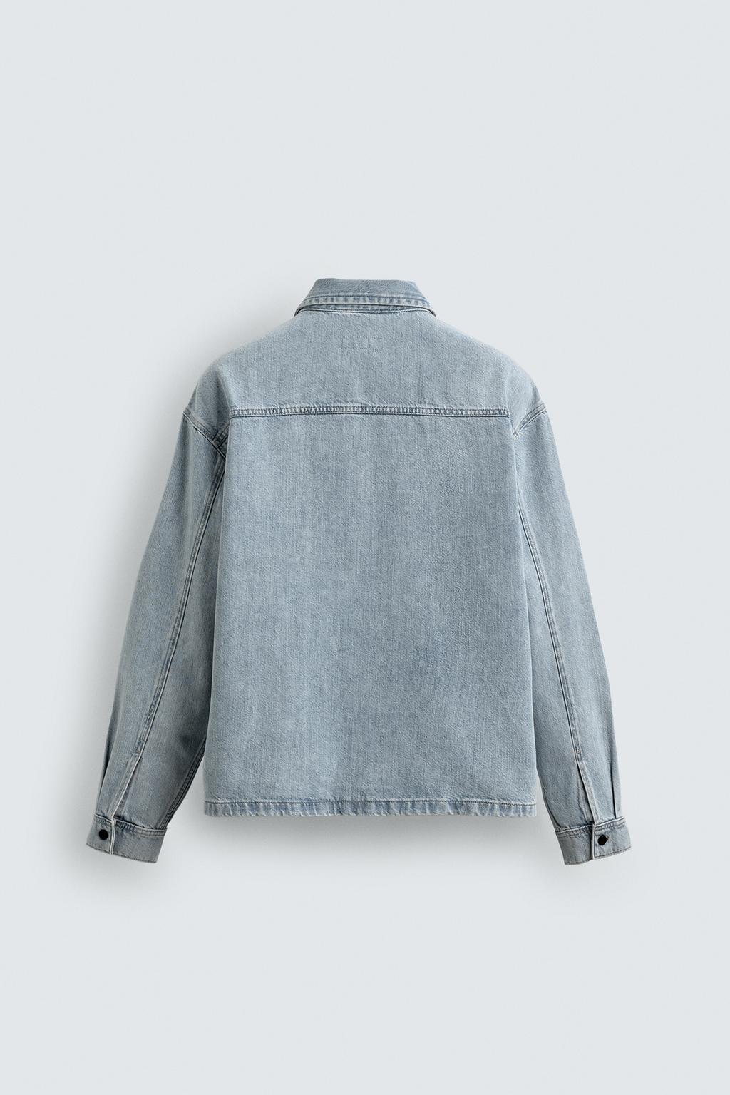 ZARA BOXY FIT DENIM SHIRT
