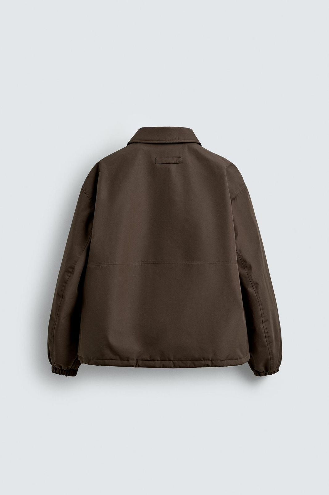 ZARA TECHNICAL QUILTED JACKET _ BROWN