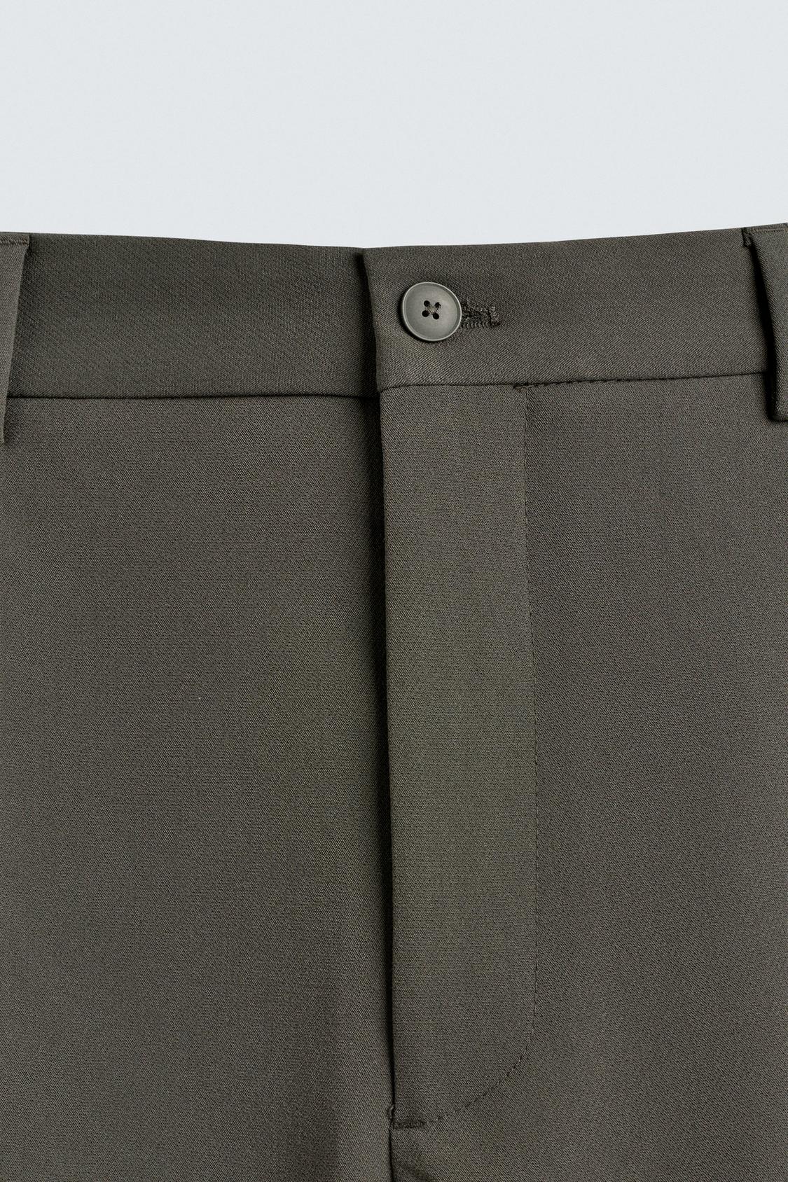 ZARA ZARA RELAXED FIT PLEATED TROUSER