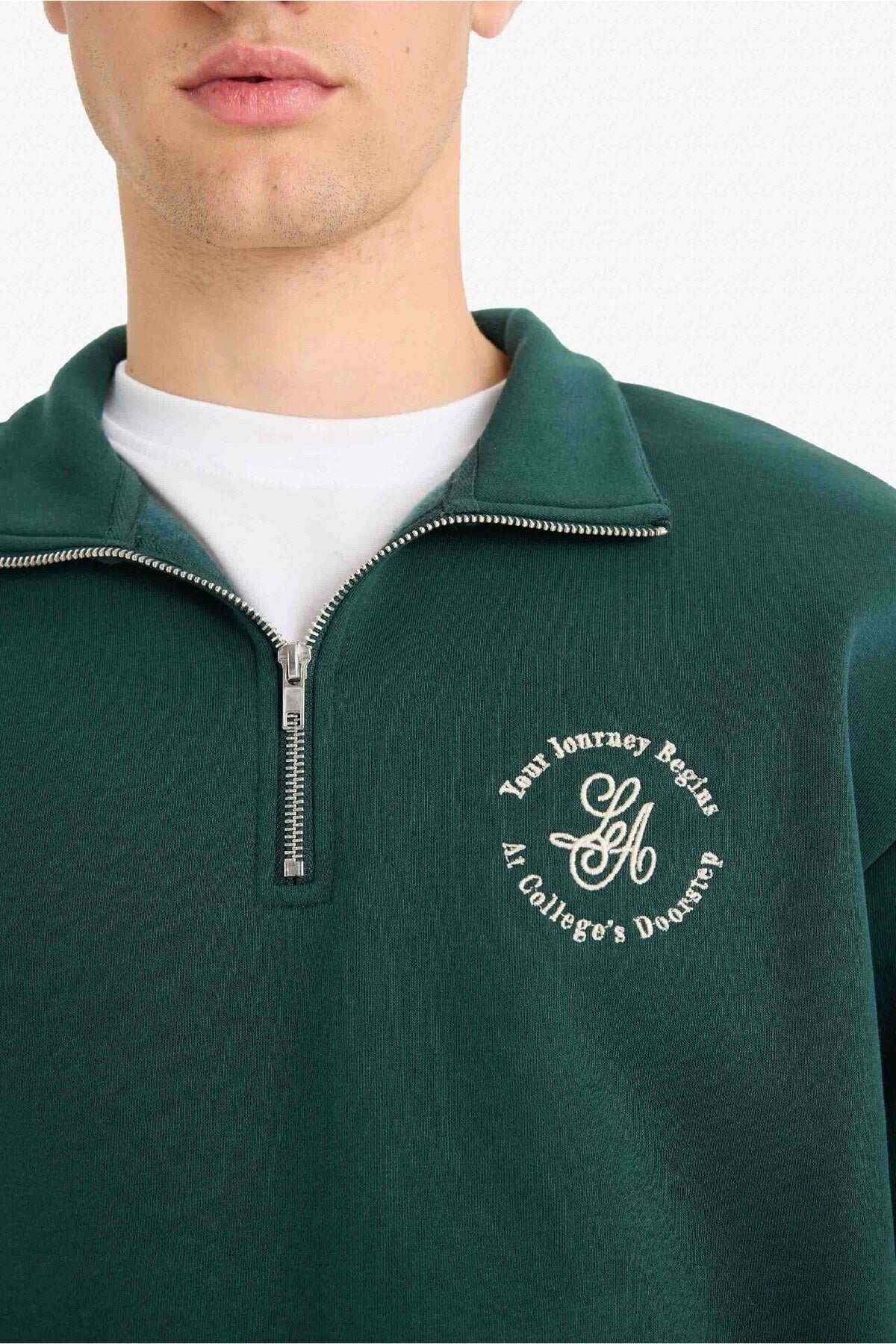 DEFACTO QUARTER ZIPPER