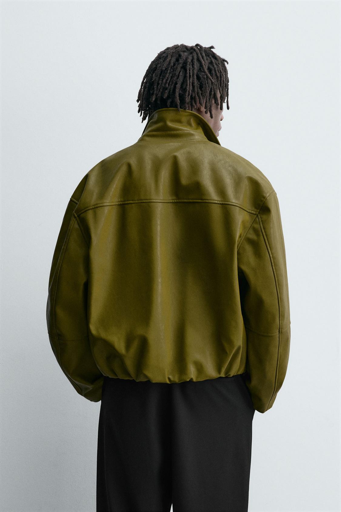 ZARA FAUX LEATHER JACKET