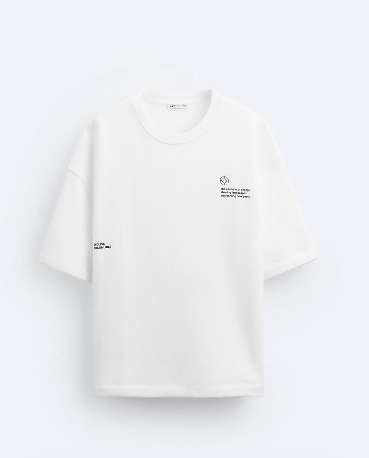 ZARA T-SHIRT PRINTED