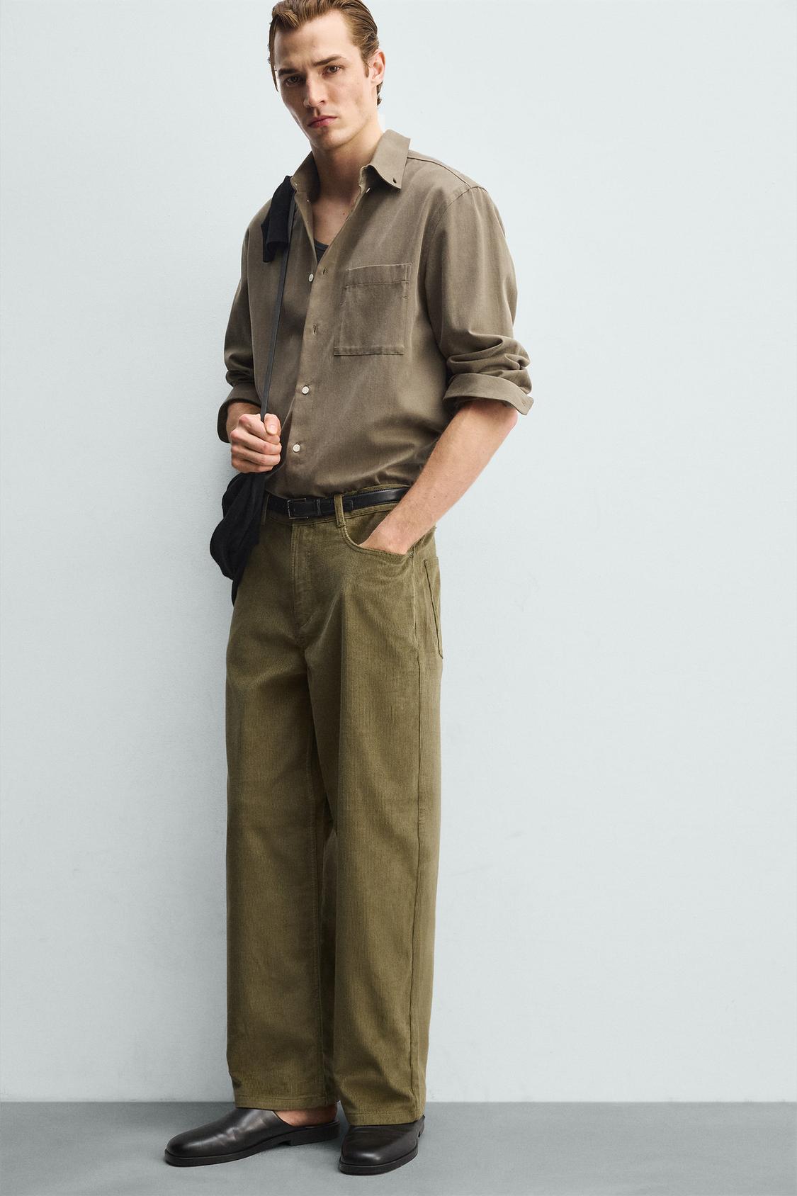 BALLOON FIT CORDUROY TROUSERS