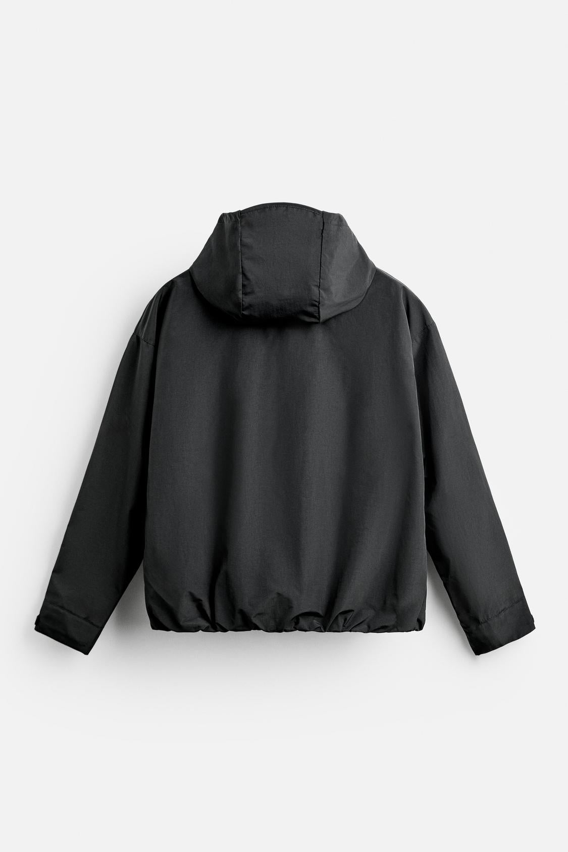 ZARA WATER-REPELLENT HOODED JACKET