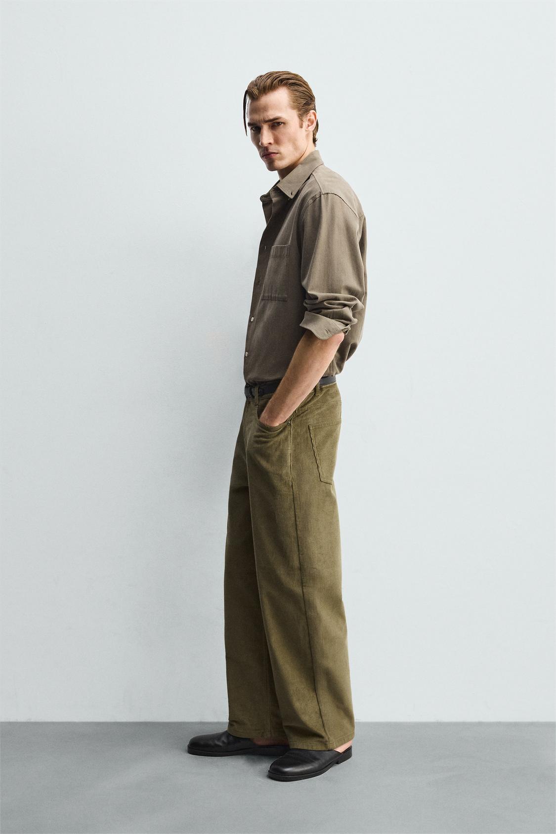 BALLOON FIT CORDUROY TROUSERS