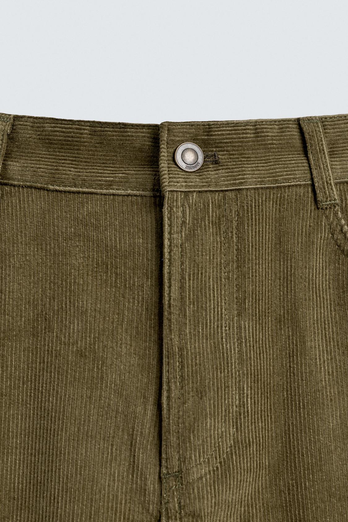 BALLOON FIT CORDUROY TROUSERS