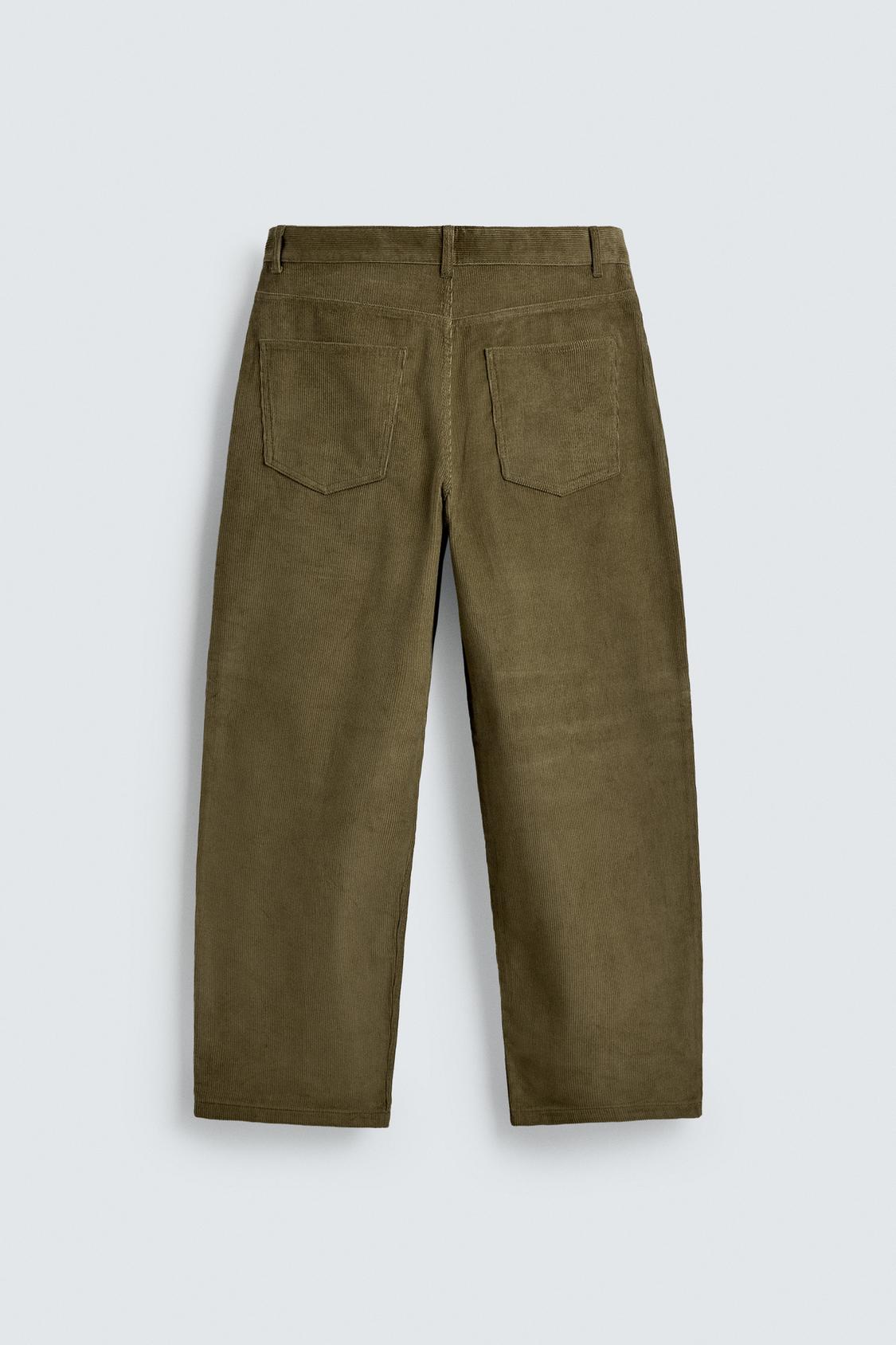 BALLOON FIT CORDUROY TROUSERS
