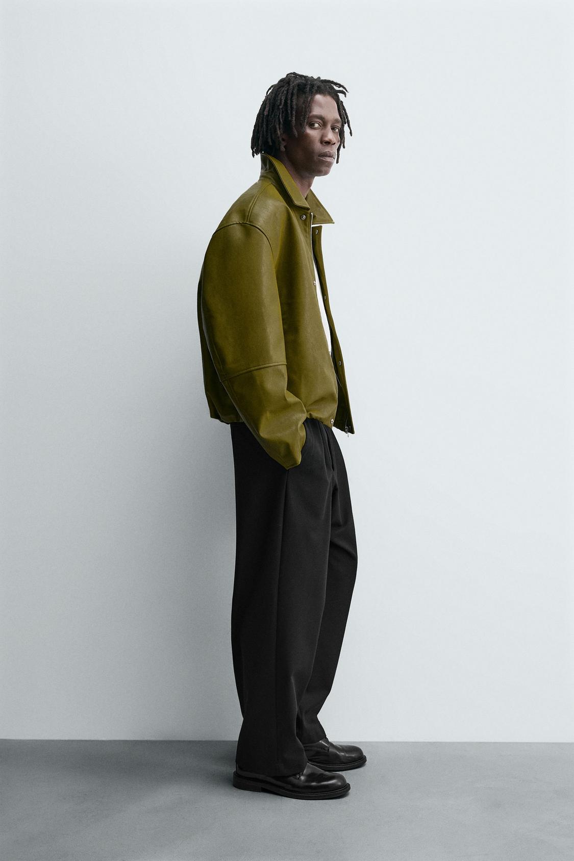 ZARA FAUX LEATHER JACKET