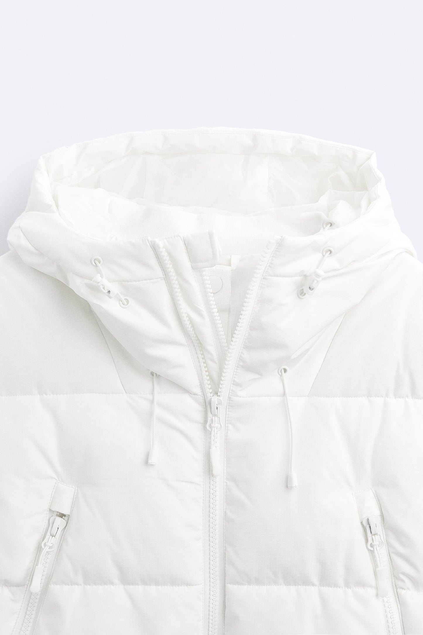ZARA HOODED PUFFER JACKET DNWR