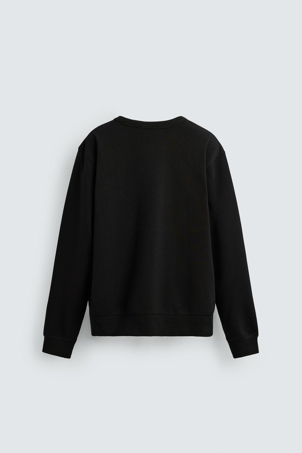 ZARA CREWNECK IN BLACK