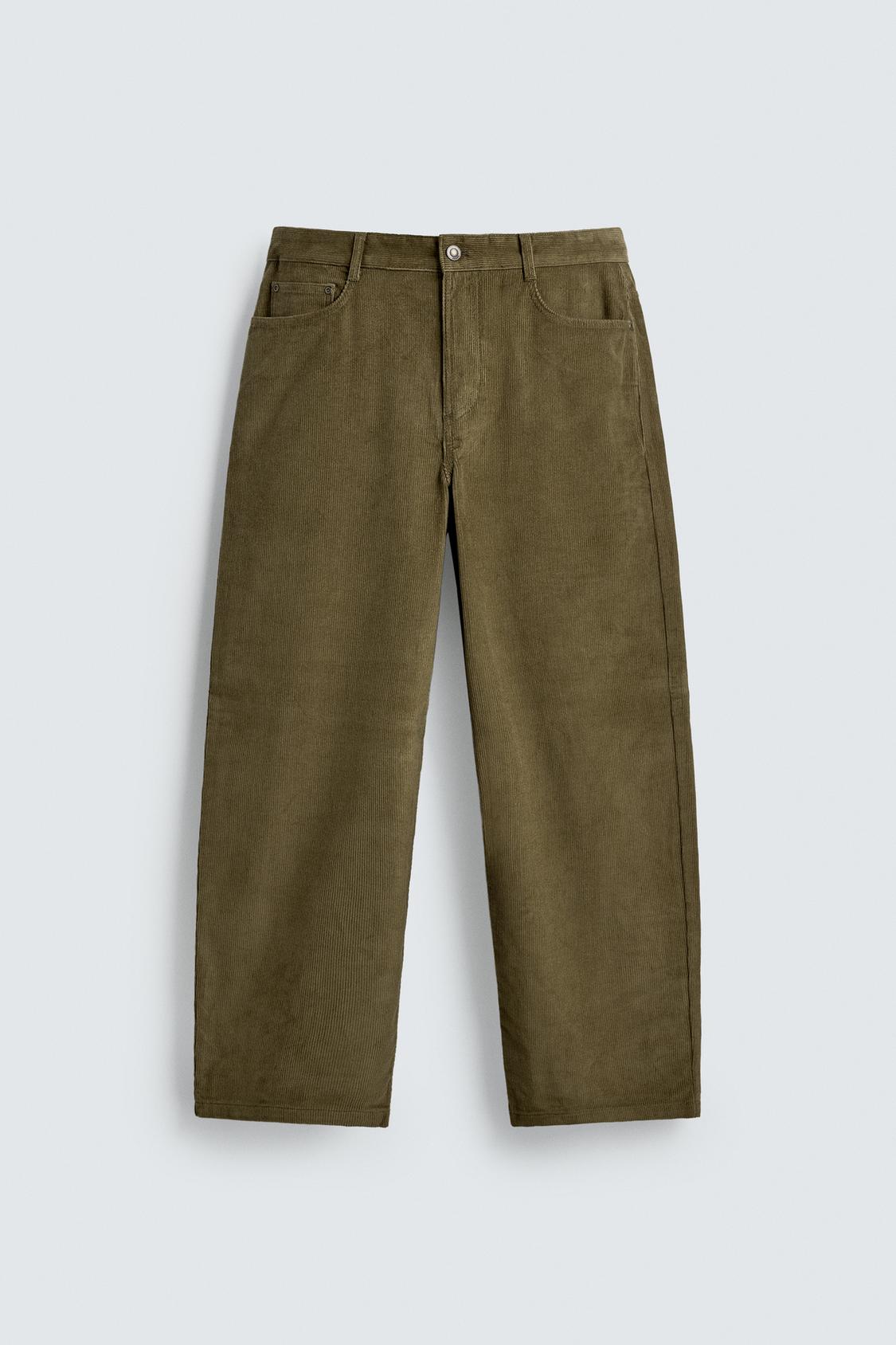 BALLOON FIT CORDUROY TROUSERS