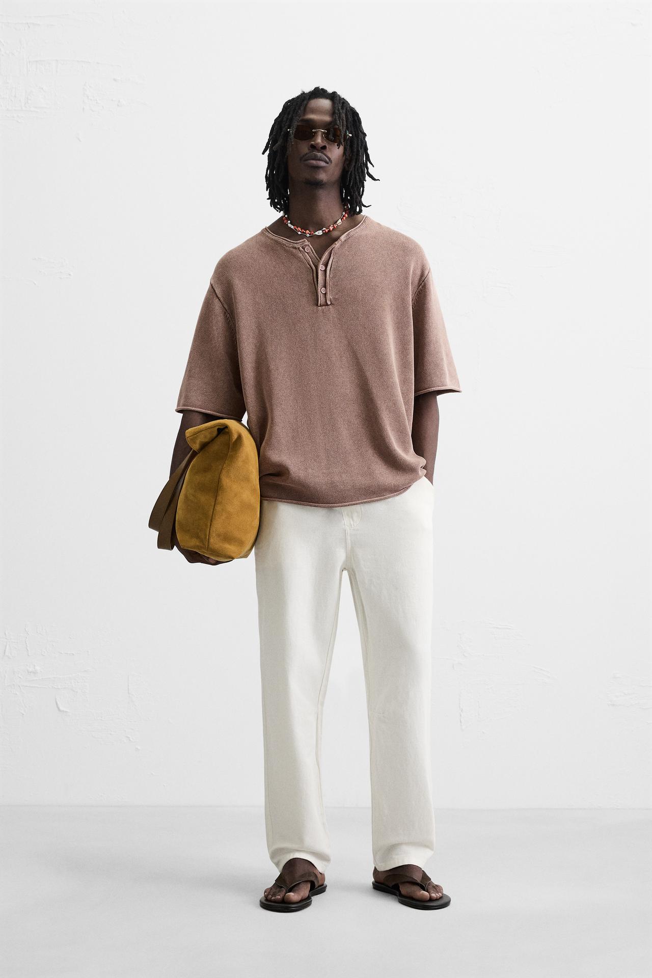 ZARA COTTON TROUSERS PANTS