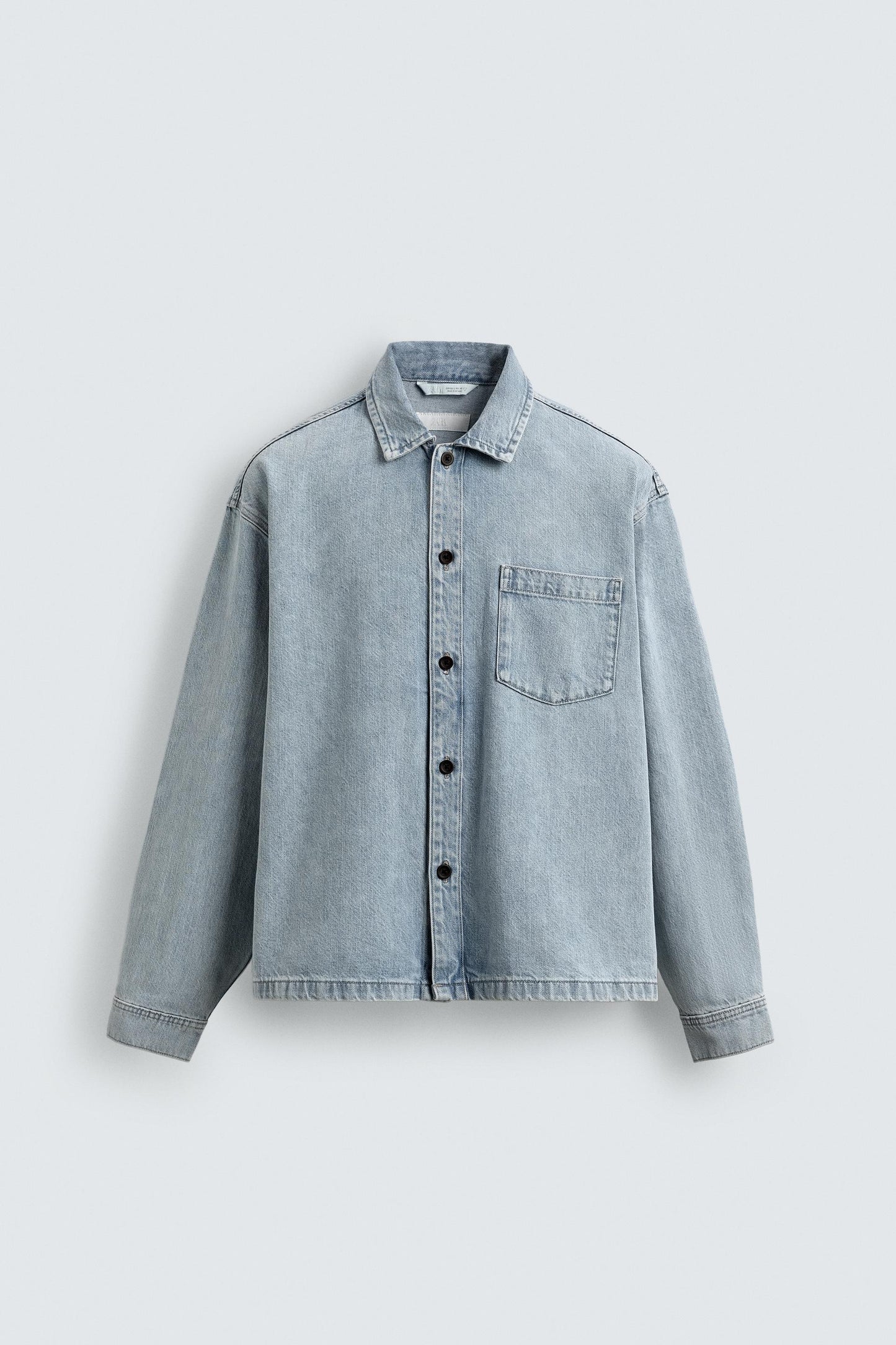 ZARA BOXY FIT DENIM SHIRT