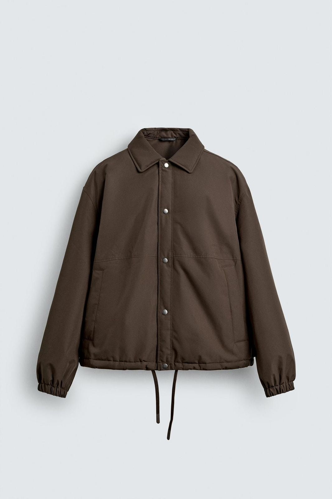 ZARA TECHNICAL QUILTED JACKET _ BROWN