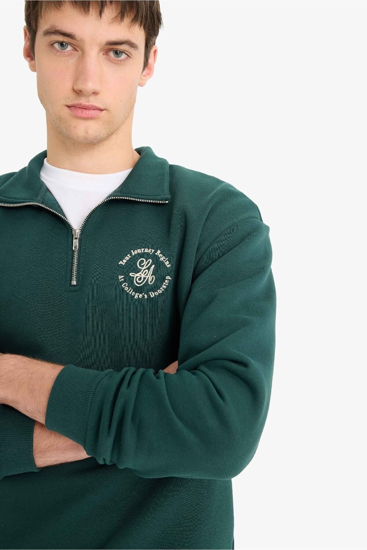 DEFACTO QUARTER ZIPPER