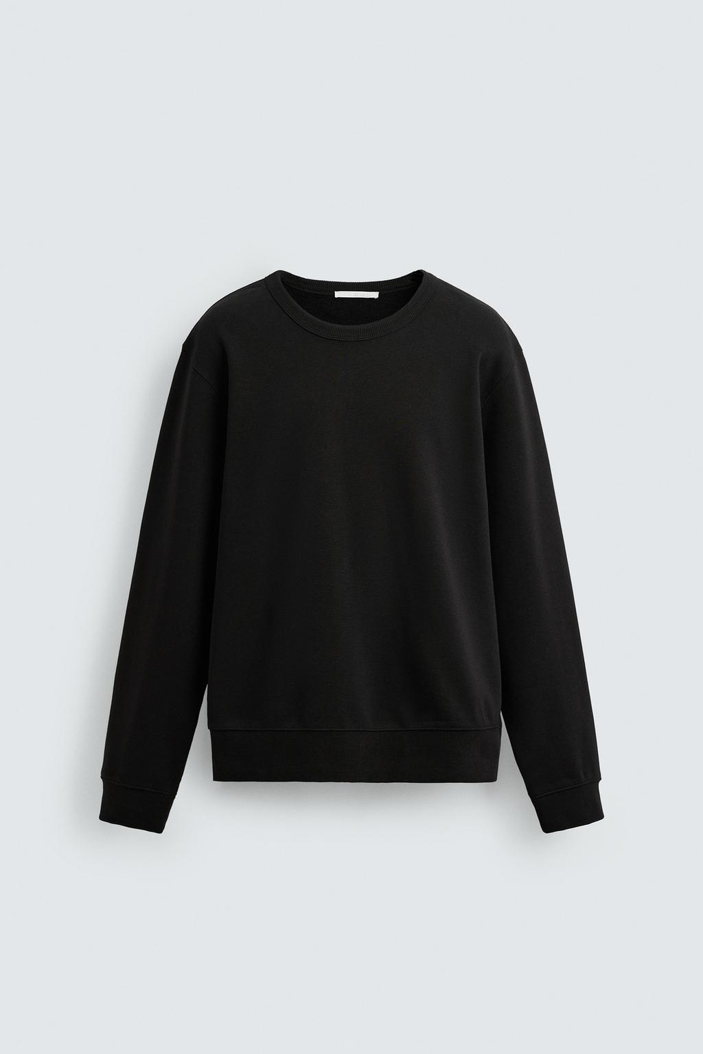 ZARA CREWNECK IN BLACK