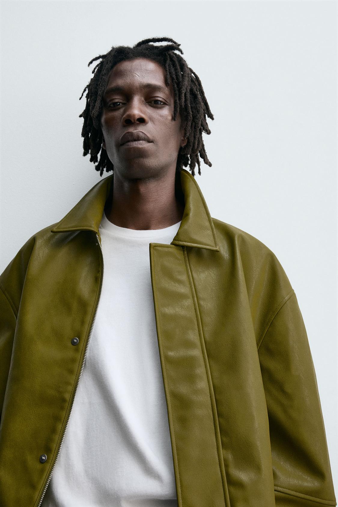 ZARA FAUX LEATHER JACKET