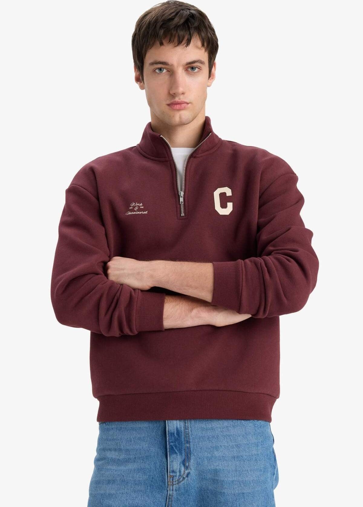 DEFACTO QUARTER ZIPPER