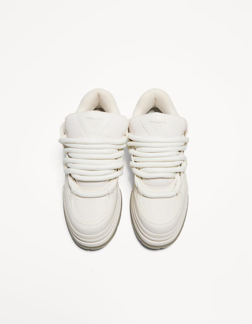 BERSHKA CHUNKY SKATER SNEAKERS