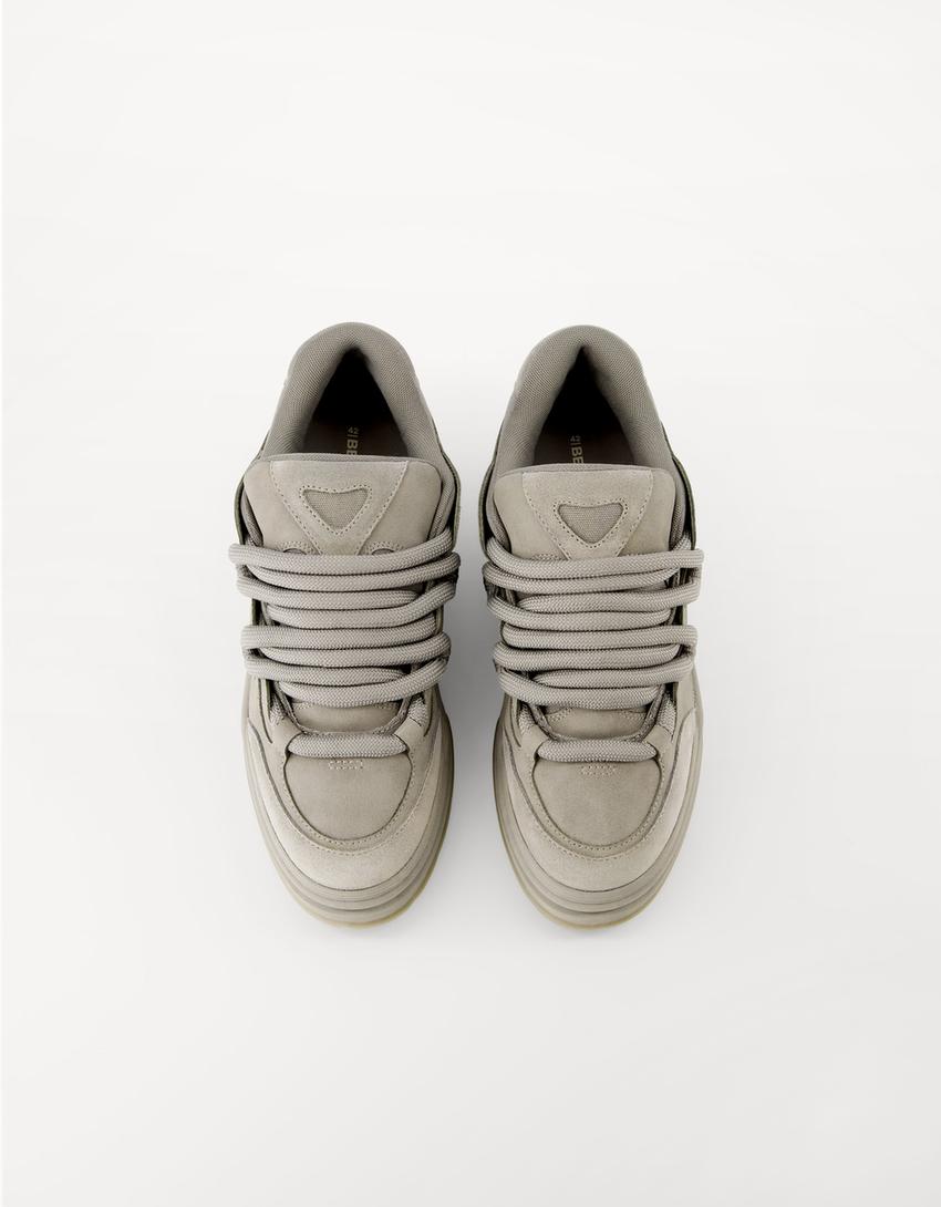 BERSHKA CHUNKY SKATER SNEAKERS