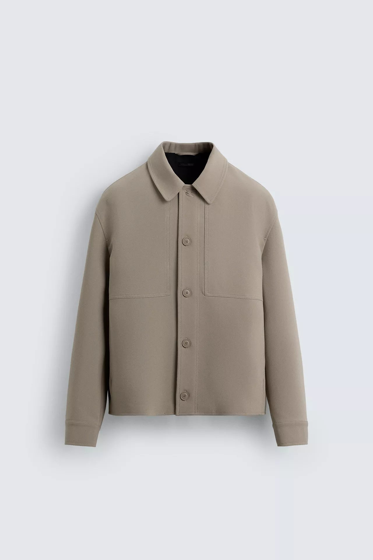 ZARA BOXY FIT OVERSHIRT_LIGHT TAN