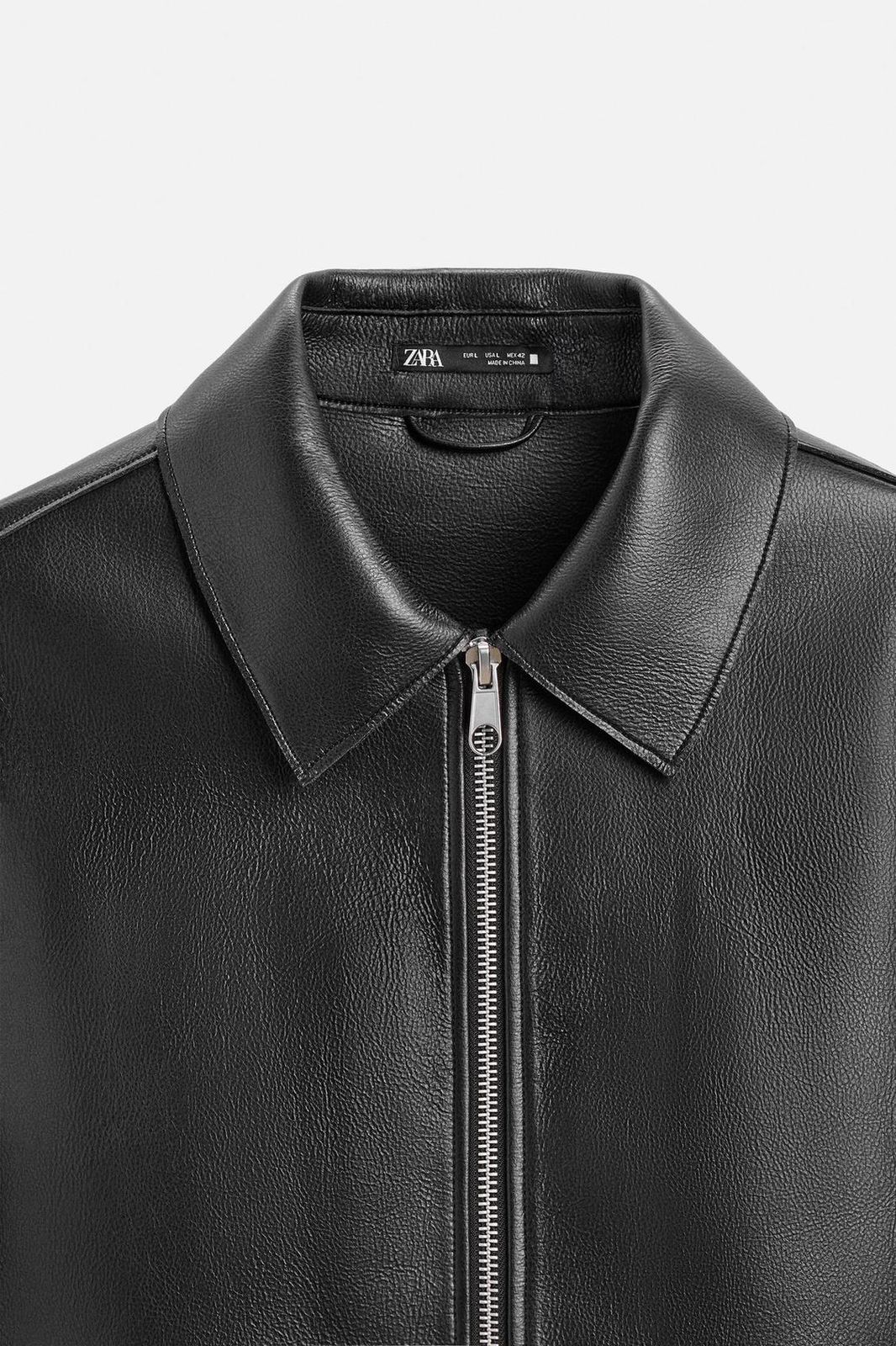 ZARA LEATHER EFFECT JACKET FOR MEN