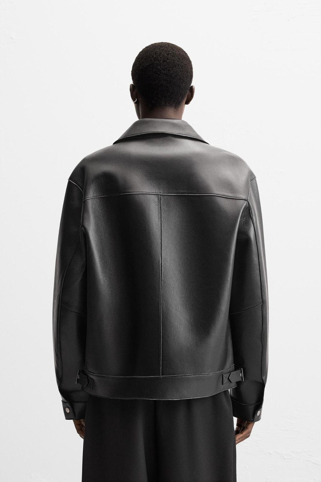 ZARA LEATHER EFFECT JACKET FOR MEN