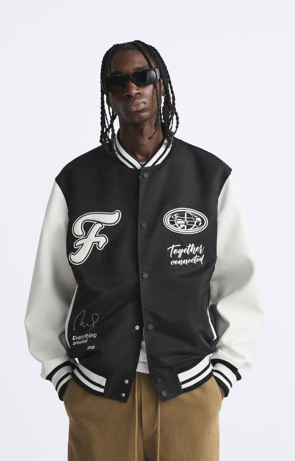 BASEBALL JACKET ZARA BLACK