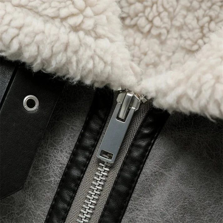 DOUBLE-FACED FLEECE LINED JACKET