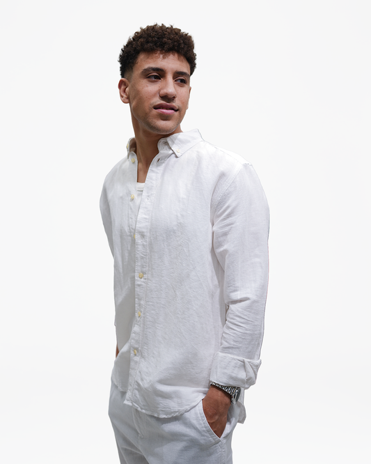 linen White shirt