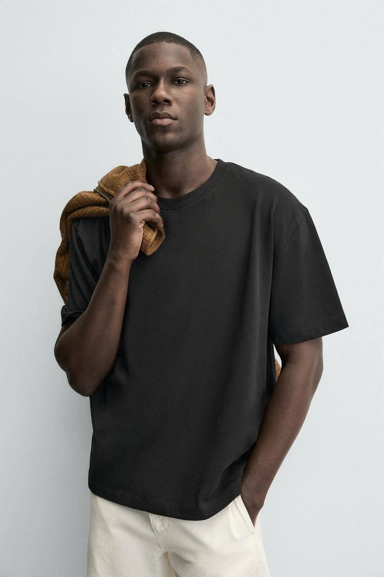 T-Shirt ZARA Black