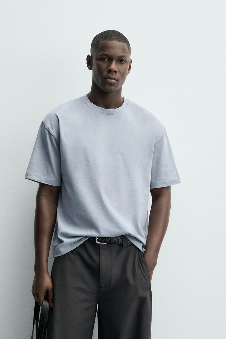 T-Shirt ZARA Gray