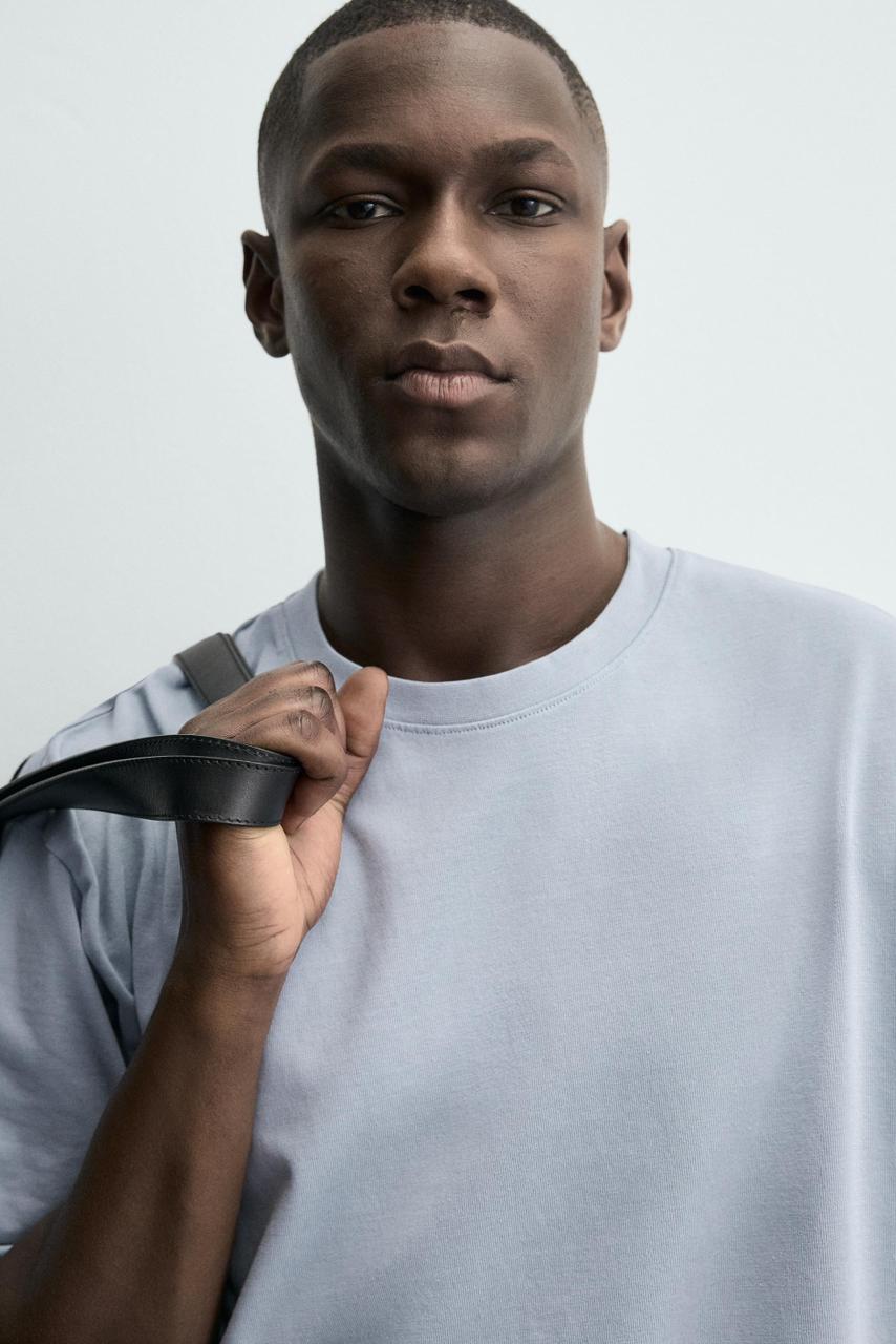 T-Shirt ZARA Gray