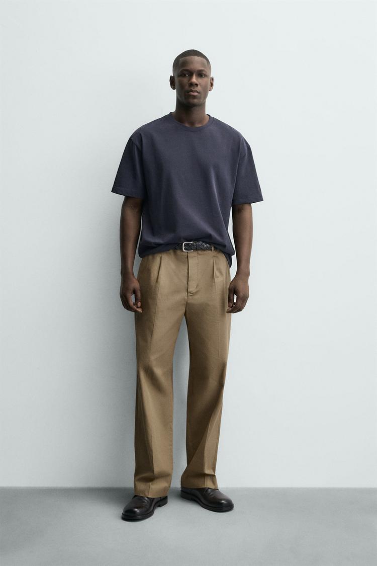 T-Shirt ZARA dark gray