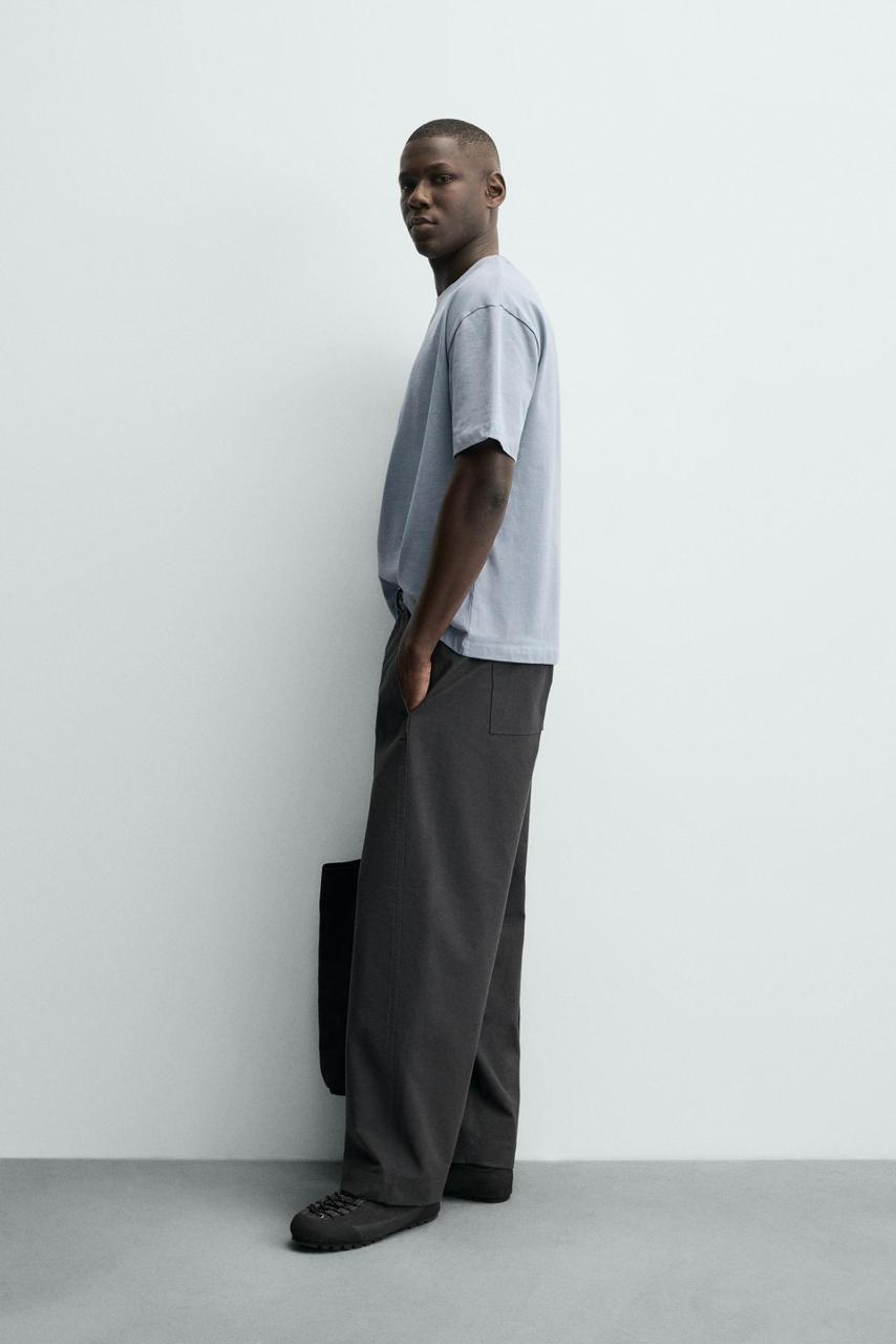 T-Shirt ZARA Gray